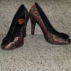 Floral Rocket Dog pumps